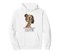 Libri nella Biblioteca Lei va a Perdere la Testa Trova la Sua Anima Felpa con Cappuccio