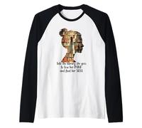 Libri nella Biblioteca Lei va a Perdere la Testa Trova la Sua Anima Maglia con Maniche Raglan