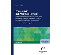 Libri Nigro-Formulario Processo Penale Iii Ed