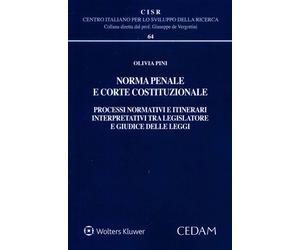 Libri Olivia Pini - Norma penale e corte costituzionale - 2021