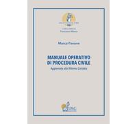 Libri Panone Marco - Manuale Operativo Di Procedura Civile. Aggiornato Alla Rifo