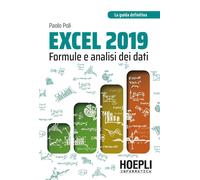 Libri Paolo Poli - Excel 2019. Formule E Analisi Dei Dati