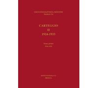 Libri Paolo VI - Carteggio. 1924-1933. Vol. 2/1: 1924-1925 - 2018