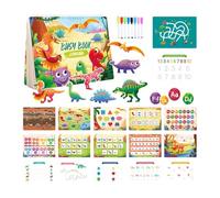 Libri per Bambini, attività di Apprendimento E Colorazione, Libro Educativo per La Scuola, Tema dei Dinosauri