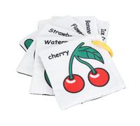 Libri per bambini in tessuto morbido per l'apprendimento, riconoscimento dei colori e delle forme