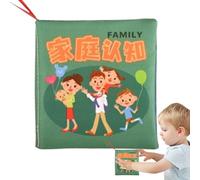 Libri per Bambini, Libri in Tessuto per Bambini - Libro in Tessuto colorato per, Libro Morbido - Libri Facili da afferrare per Tirare e per Bambini di 9, migliorano l'osservazione e la Memoria