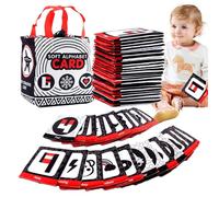 Libri per bambini piccoli - Libro di apprendimento in tessuto morbido, giocattolo da bagno interattivo | Animali Alfabeto multi-funzione bambini, Scheda cognitiva precoce,