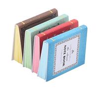 Libri per case delle bambole in miniatura Decorazione per quaderni Accessori per giocattoli Scala 1:12 Set di 4 mini libri per case delle bambole per soggiorno camera da letto