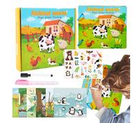Libri per dipingere con acqua, giocattolo educativo riutilizzabile