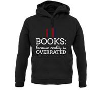 Libri,Perché Reality Is Overrated - Felpa con Cappuccio / - Lettura - Read -