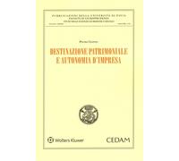 Libri Pietro Coppini - Destinazione Patrimoniale E Autonomia D'impresa