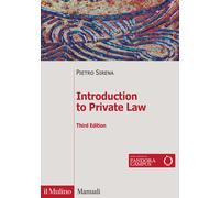 Libri Pietro Sirena - Introduction to private law - 2020