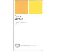 Libri Platone - Menone. Testo Greco A Fronte