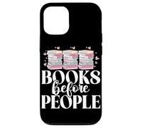 Libri prima di persone che leggono gli amanti dei libri Bookworm Bookish Custodia per iPhone 12/12 Pro