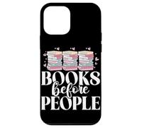 Libri prima di persone che leggono gli amanti dei libri Bookworm Bookish Custodia per iPhone 12 mini