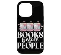 Libri prima di persone che leggono gli amanti dei libri Bookworm Bookish Custodia per iPhone 13 Pro