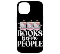 Libri prima di persone che leggono gli amanti dei libri Bookworm Bookish Custodia per iPhone 14