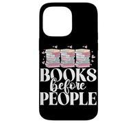 Libri prima di persone che leggono gli amanti dei libri Bookworm Bookish Custodia per iPhone 14 Pro Max