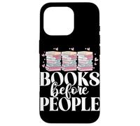 Libri prima di persone che leggono gli amanti dei libri Bookworm Bookish Custodia per iPhone 16 Pro
