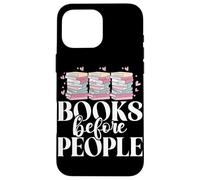 Libri prima di persone che leggono gli amanti dei libri Bookworm Bookish Custodia per iPhone 16 Pro Max