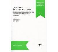 Libri Qualcosa As Plucca Seimpar. Bibliografia Degli Scritti Di Carmen Artocchin
