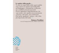 Libri Raimon Panikkar - Lo spirito della parola - 2007 (Incipit)