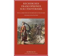 Libri Recherches Francophones Sur L'esoterisme