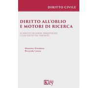 Libri Riccardo Lanzo / Massimo Giordano - Diritto All'oblio E Motori Di Ricerca.