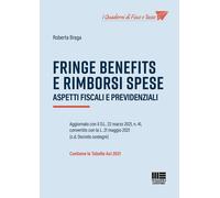 Libri Roberta Braga - Fringe benefits e rimborsi spese - 2021
