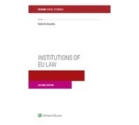 Libri Roberto Baratta - Institutions Of EU Law