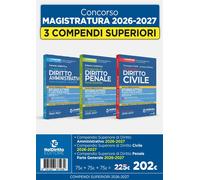 Libri Roberto Garofoli - Kit 3 Compendi Superiori Civile, Penale E Amministrativ