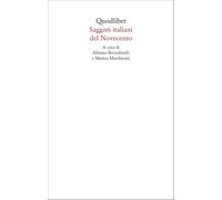 Libri Saggisti Italiani Del Novecento