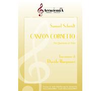 Libri Samuel Scheidt - Canzon Cornetto. Per Quartetto Di Tube. Spartito
