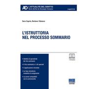 Libri Sara Caprio - L'istruttoria nel processo sommario - 2019