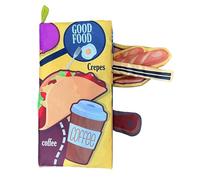 Libri Scricchiolanti Per Bambini,Giocattoli Educativi Morbidi Lavabili Da Viaggio Sonori,Libro Di Attività Per Piccoli | Per Ragazzi Ragazze Età Prescolare Casa Viaggio Vacanza Compleanno Festa Intern