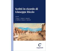 Libri Scritti In Ricordo Di Giuseppe Riccio