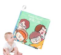 Libri sensoriali per bambini, libro in tessuto ad alto contrasto - Libri in tessuto stropicciato a tema animale al tatto e al tatto | Libro in tessuto ad alto contrasto con il suono, sviluppo di