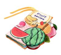 Libri sensoriali per bambini Tema Frutta Attività Cognitiva e Costruttiva | Libro Sensoriale in Stoffa e Tessuto Maschi Femmine Infanzia Passeggini Seggiolini Auto Culle