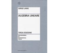 Libri Serge Lang - Algebra Lineare