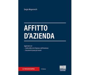Libri Sergio Mogorovich - Affitto d'azienda - 2021