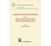 Libri Siccardi Cecilia - Il Diritto D'asilo Delle Donne Volume Ii.