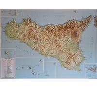 Libri Sicilia 1:350.000 (Carta In Rilievo Senza Cornice)