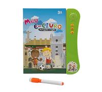 Libri sonori audio interattivi, libro di attività di apprendimento in età prescolare,Attività di conversazione in inglese Libri sonori in età prescolare | Giocattolo sonoro parlante educativo