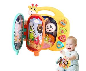 Libri Sonori,Giocattolo Educativo per la Prima Infanzia con Suoni e - Giocattoli Sensoriali Musicali | per Scuola Materna Asili Casa Viaggi in Automobile Homeschooling Asilo Infantile Nanna Vacanza