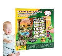 Libri sonori per bambini - Giocattoli elettronici parlati, con suoni interattivi spagnolo, inglese arabo, russo, musicali educativi | Multipurpose Outdoor Indoor Utility Sleek Modern