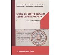 Libri Storia Del Diritto Romano E Linee Di Diritto Privato