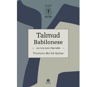 Libri Talmud Babilonese Trattato Mo'ed Qatan