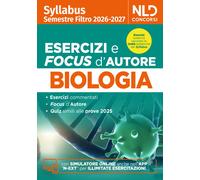 Libri Test Medicina Semestre Filtro Biologia. Manuale Con Esercizi E Focus 2026
