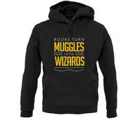 Libri Trasformano I Muggles In Maghi - Felpa Unisex Wizard Harry Film