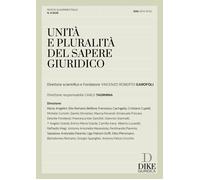 Libri Unita E Pluralita Del Sapere Giuridico (2026). Vol. 2